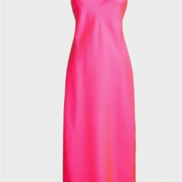 J Crew Gwyneth slip dress in Barbie pink, worn once ! - Picture 2 of 6